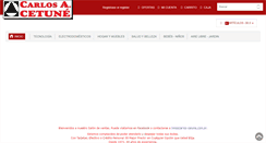 Desktop Screenshot of carlos-cetune.com.ar