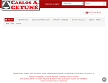 Tablet Screenshot of carlos-cetune.com.ar